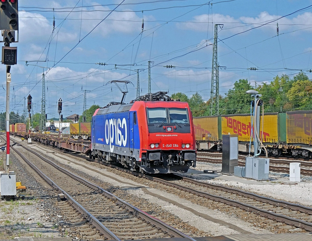 Parcels on a dispatch trolley